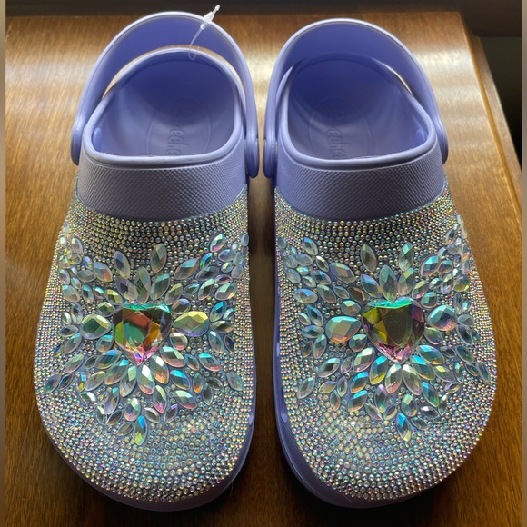 Skechers Bedazzled Clogs Girl Size 2 - Picture 3 of 5
